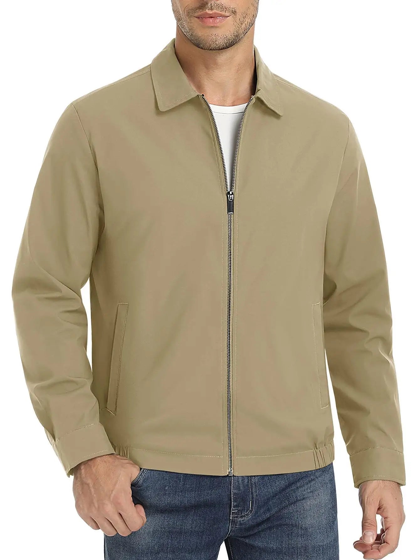 Men's Lightweight Jacket - Windproof and Waterproof for Outdoors