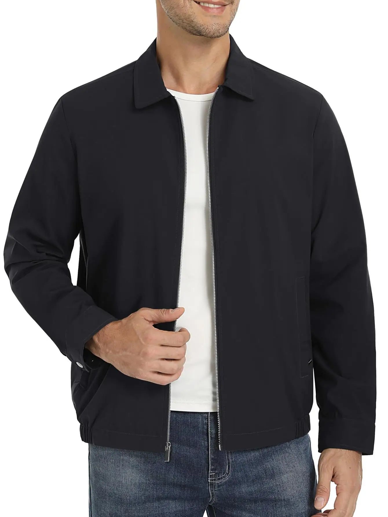 Men's Lightweight Jacket - Windproof and Waterproof for Outdoors