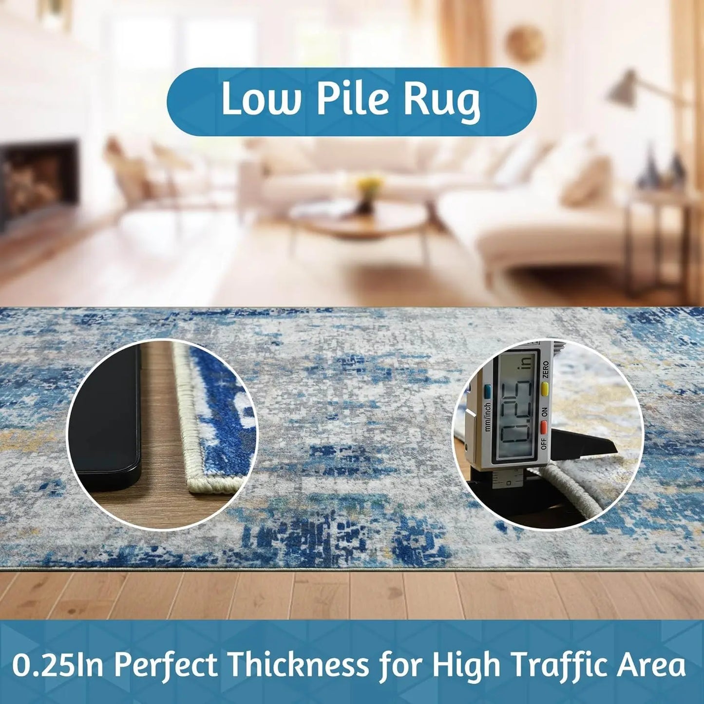 Living Room Area Rugs Soft Large Modern Abstract Area Rug