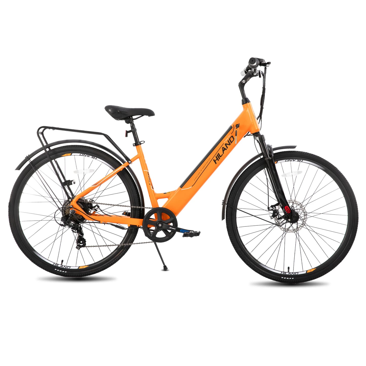 Hiland Electric Road Bike 250W Detachable Battery LCD Panel