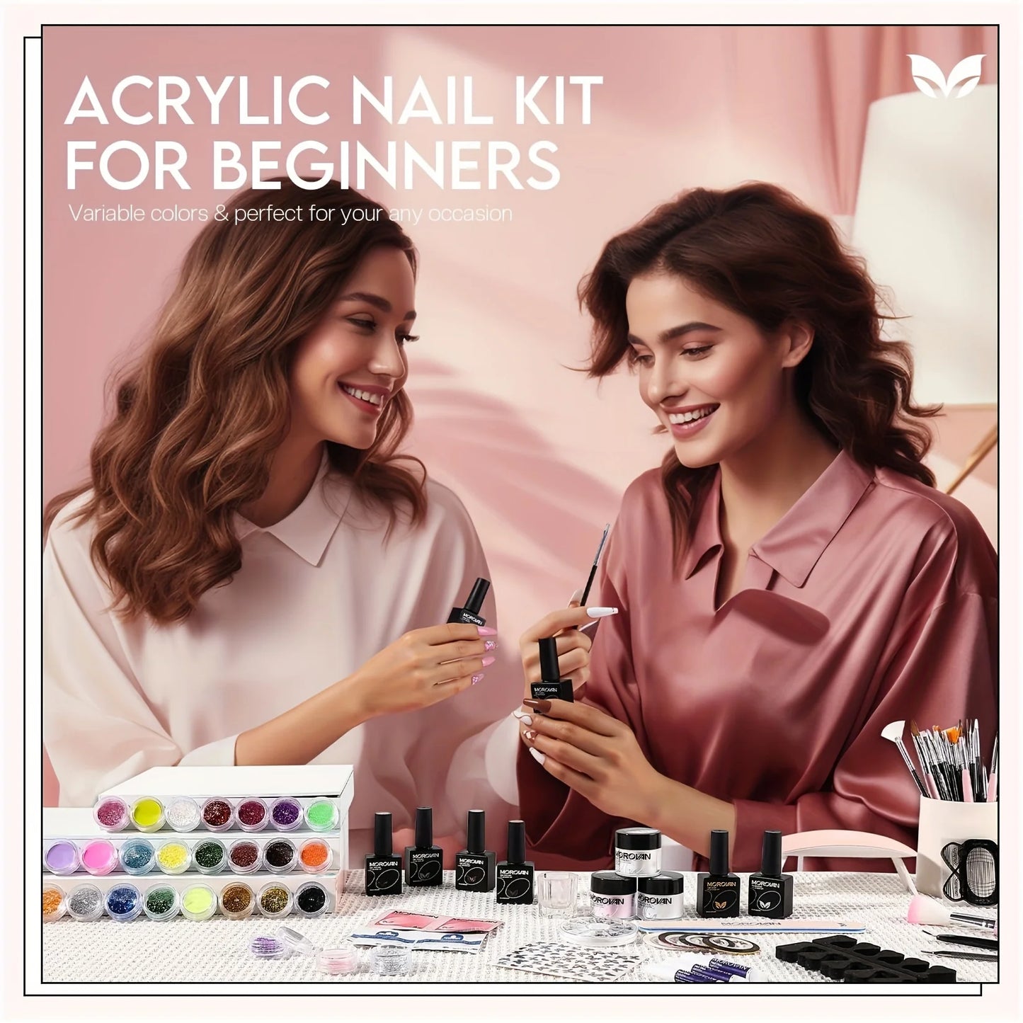 Morovan Acrylic Nail Kit for Beginners