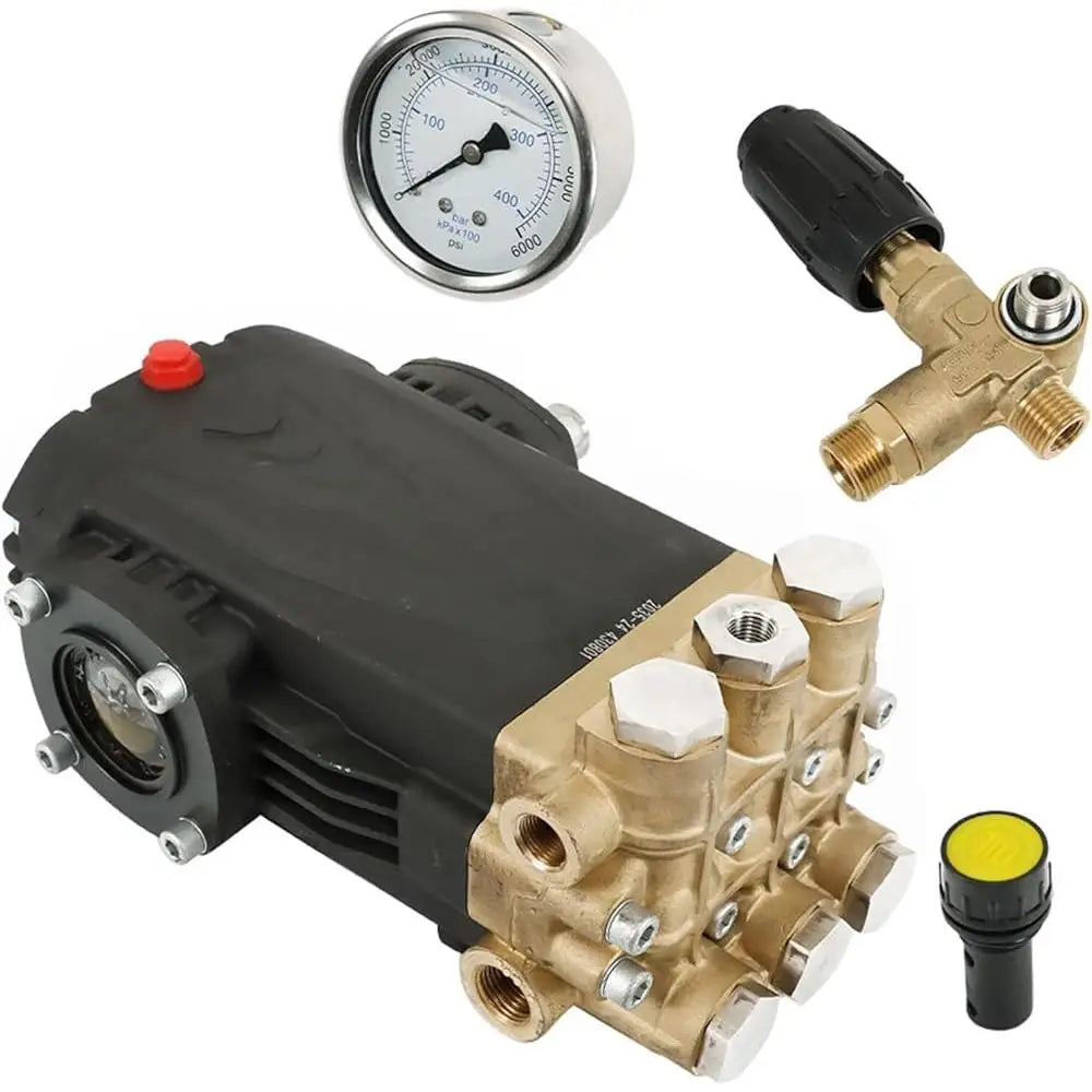 3500 PSI Pressure Washer Pump Triplex 5.6 GPM Brass