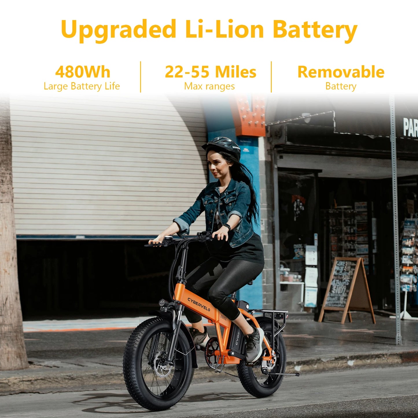 Cybervelo EK4 Electric Bicycle 48V 20.8Ah Long Range