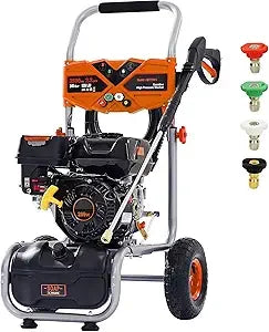 Gas Pressure Washer 3500 PSI 2.3 GPM Heavy Duty 7HP Engine