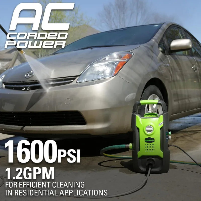 Greenworks 1600 PSI Electric Pressure Washer Ultra Compact