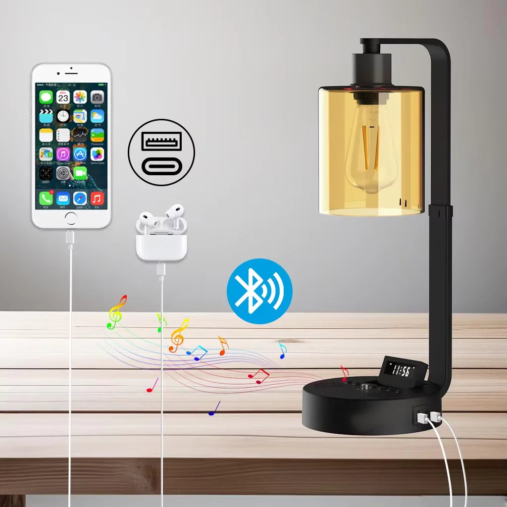 LED Bedside Lights Table Lamp Dimmable Desk Lamp Touch Night Light