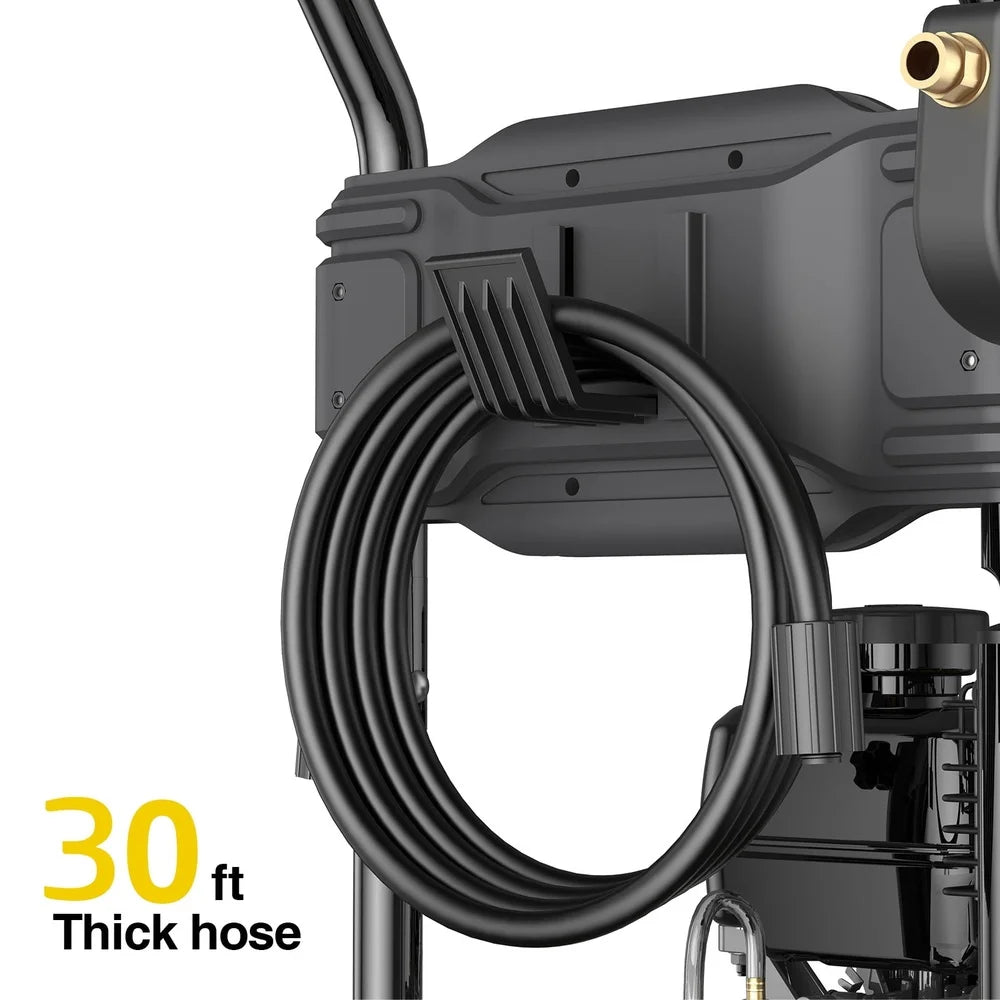 3500 PSI Gas Pressure Washer 2.6 GPM With 30ft Hose Nozzles