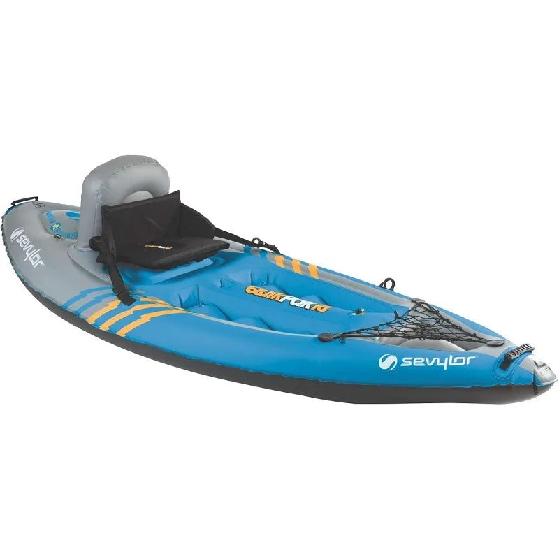Sevylor QuickPak K1 One Person Inflatable Kayak PVC Backpack
