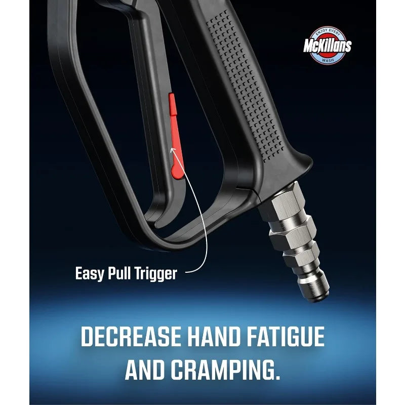 McKillans Short Pressure Washer Gun With Swivel Connector
