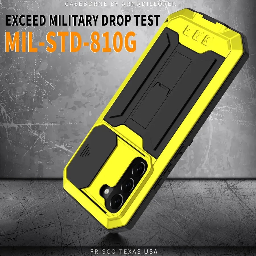 For Samsung S22 Plus S22Ultra Rugged Aluminum Metal Case