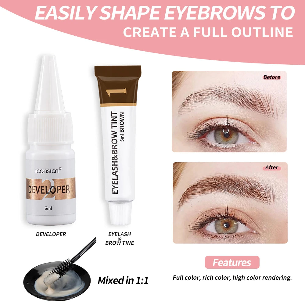 Professional Eyelash Lifting and Tinting Makeup Tools Kit for Curling and Lengthening