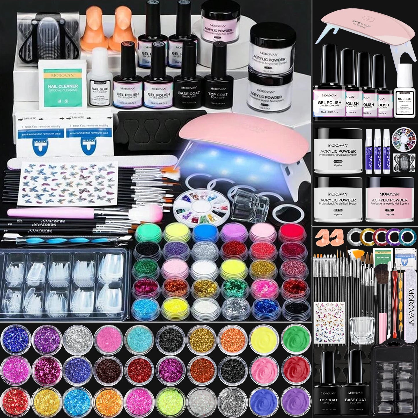 Morovan Acrylic Nail Kit for Beginners