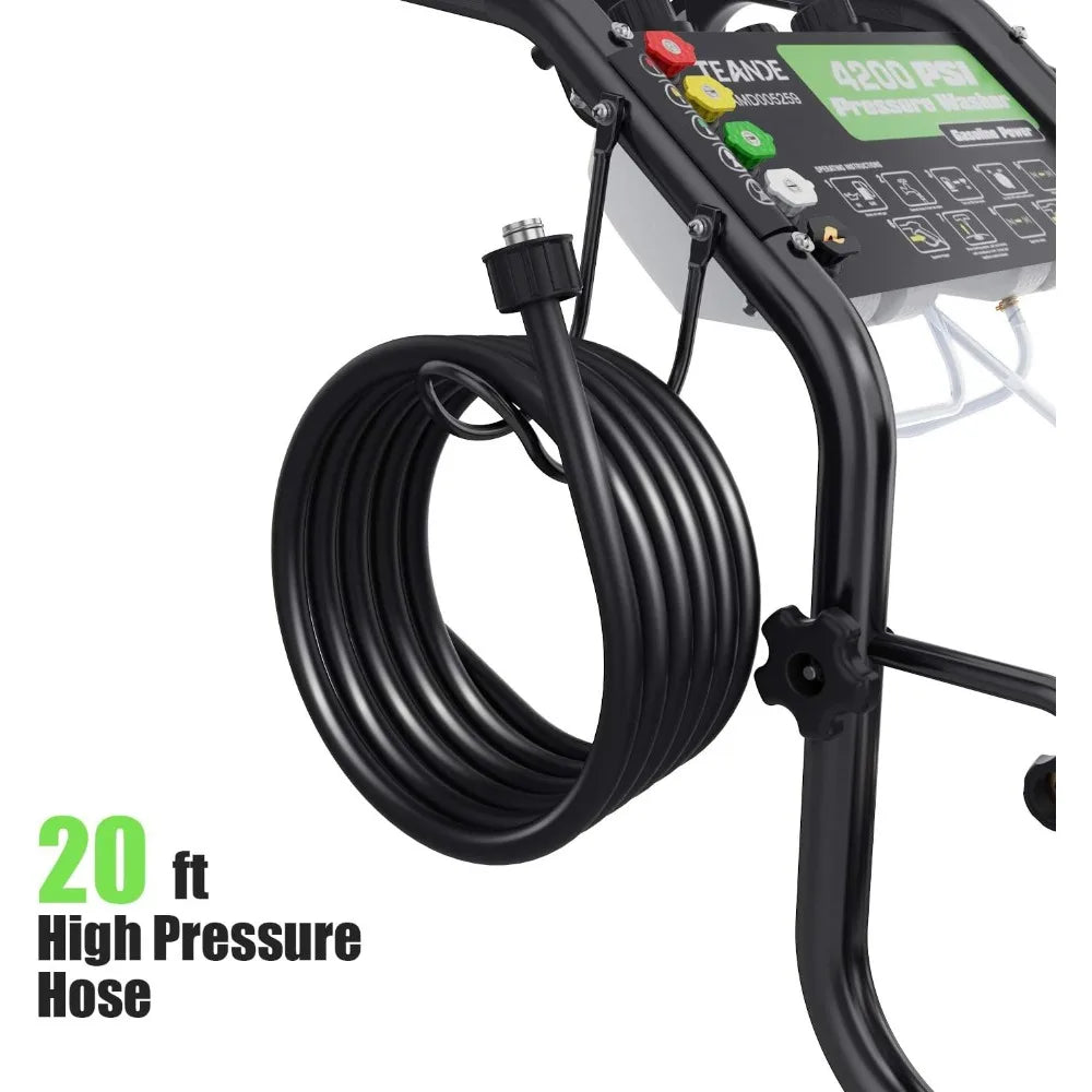 Gas Pressure Washer 4200 PSI 4.0 GPM With 5 Nozzle Set