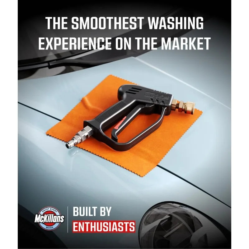 McKillans Short Pressure Washer Gun With Swivel Connector