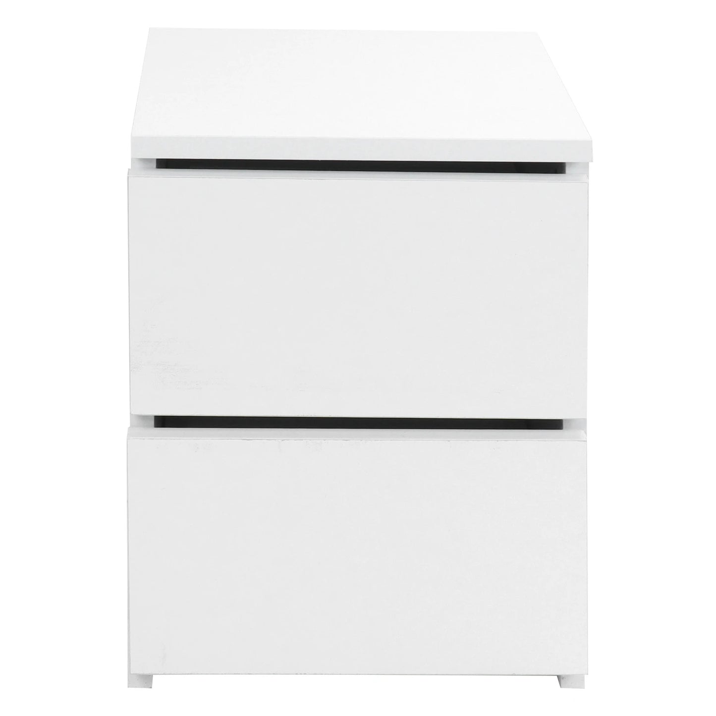 Bedside Table with 2 Drawers Modern Night Stand Table