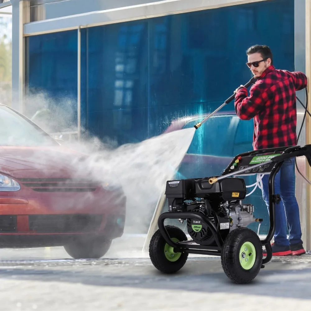 Gas Pressure Washer 4200 PSI 4.0 GPM With 5 Nozzle Set