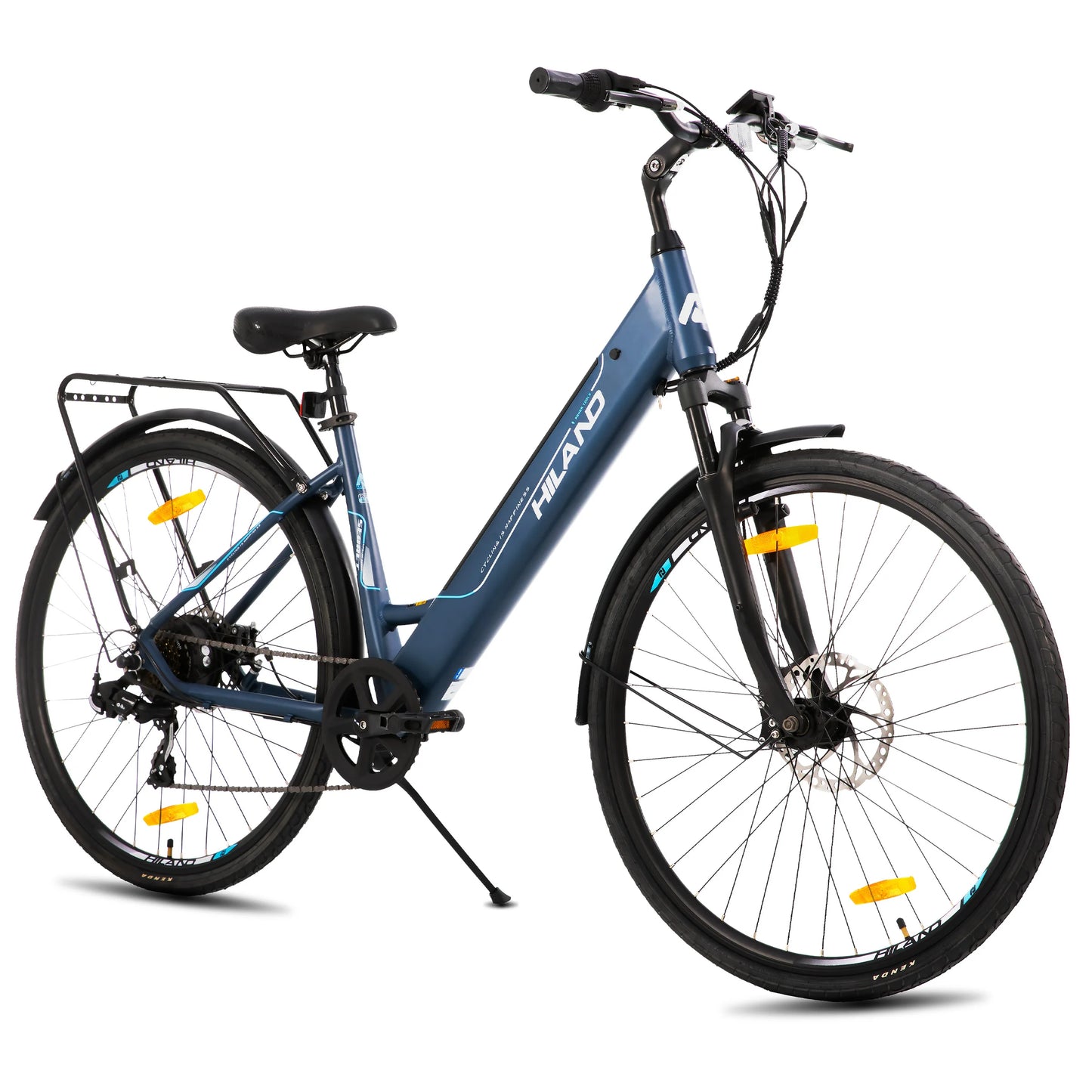 Hiland Electric Road Bike 250W Detachable Battery LCD Panel