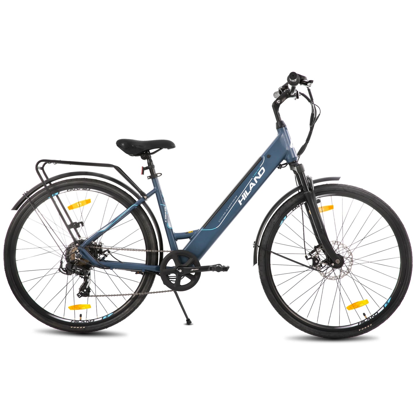 Hiland Electric Road Bike 250W Detachable Battery LCD Panel