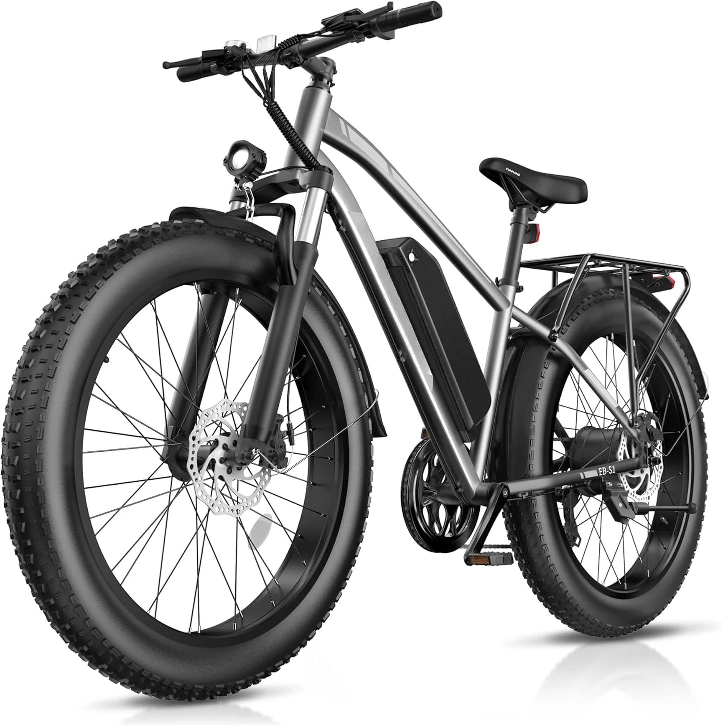Electric Bike Peak 1000W Ebike 25MPH 60Miles Fat Tire