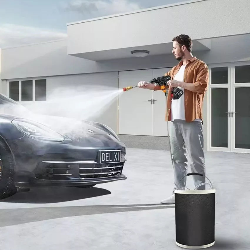 Cordless Electric High Pressure Water Spray Gun Car Washer