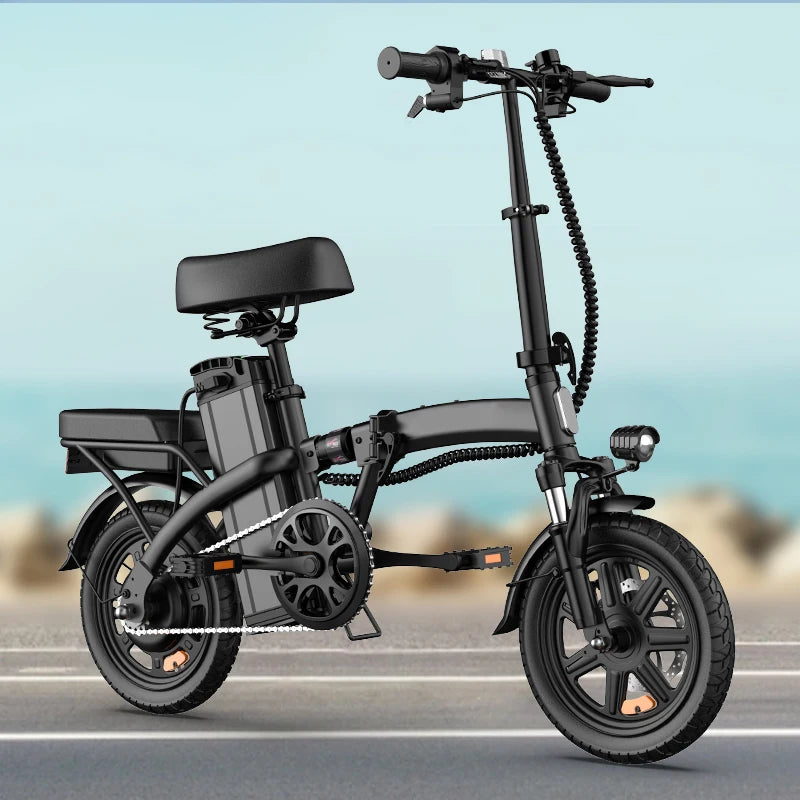 14In Foldable E Bike Peak 500W 48V Battery 40 Mile Range