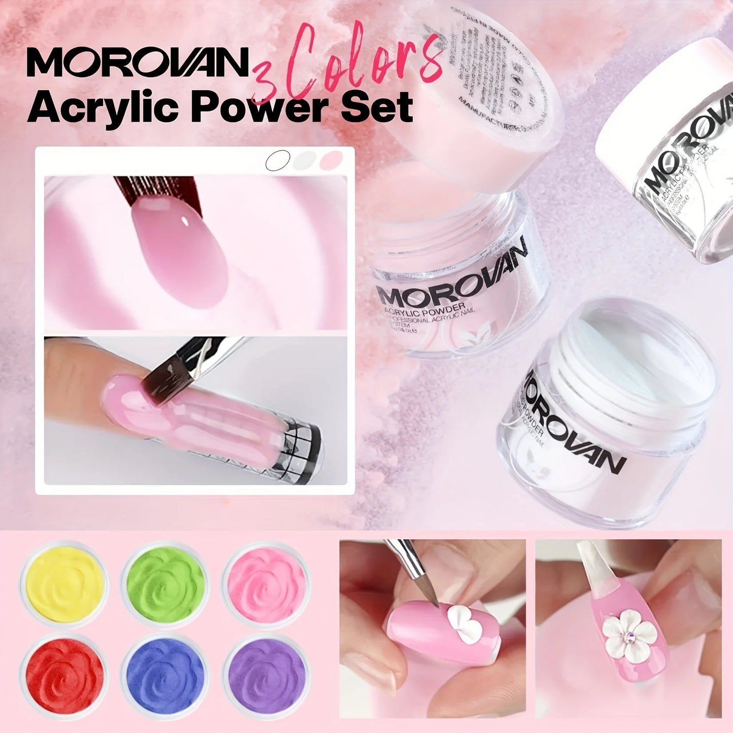Morovan Acrylic Nail Kit for Beginners