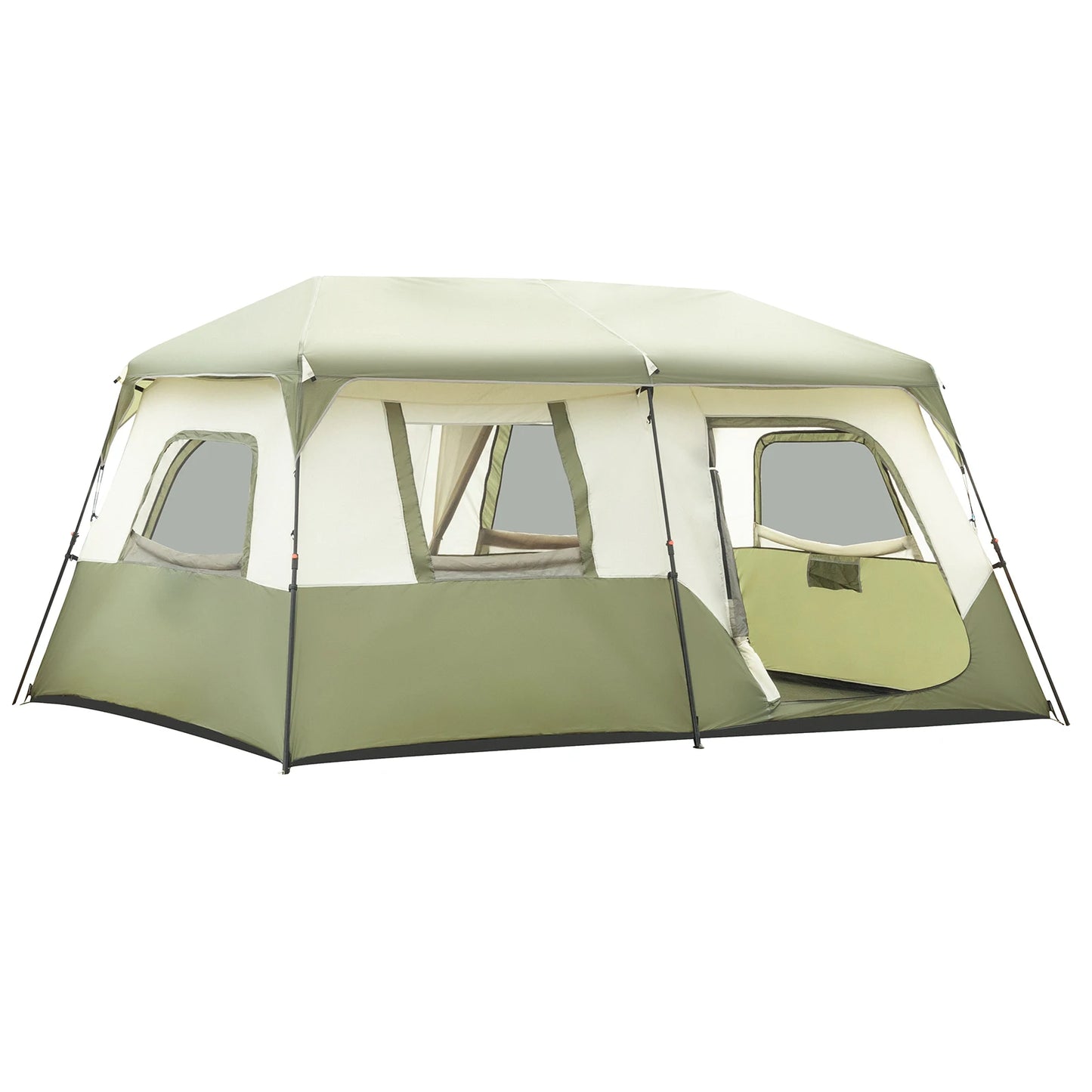 8 Person Camping Tent Rainfly Windproof With Carry Bag