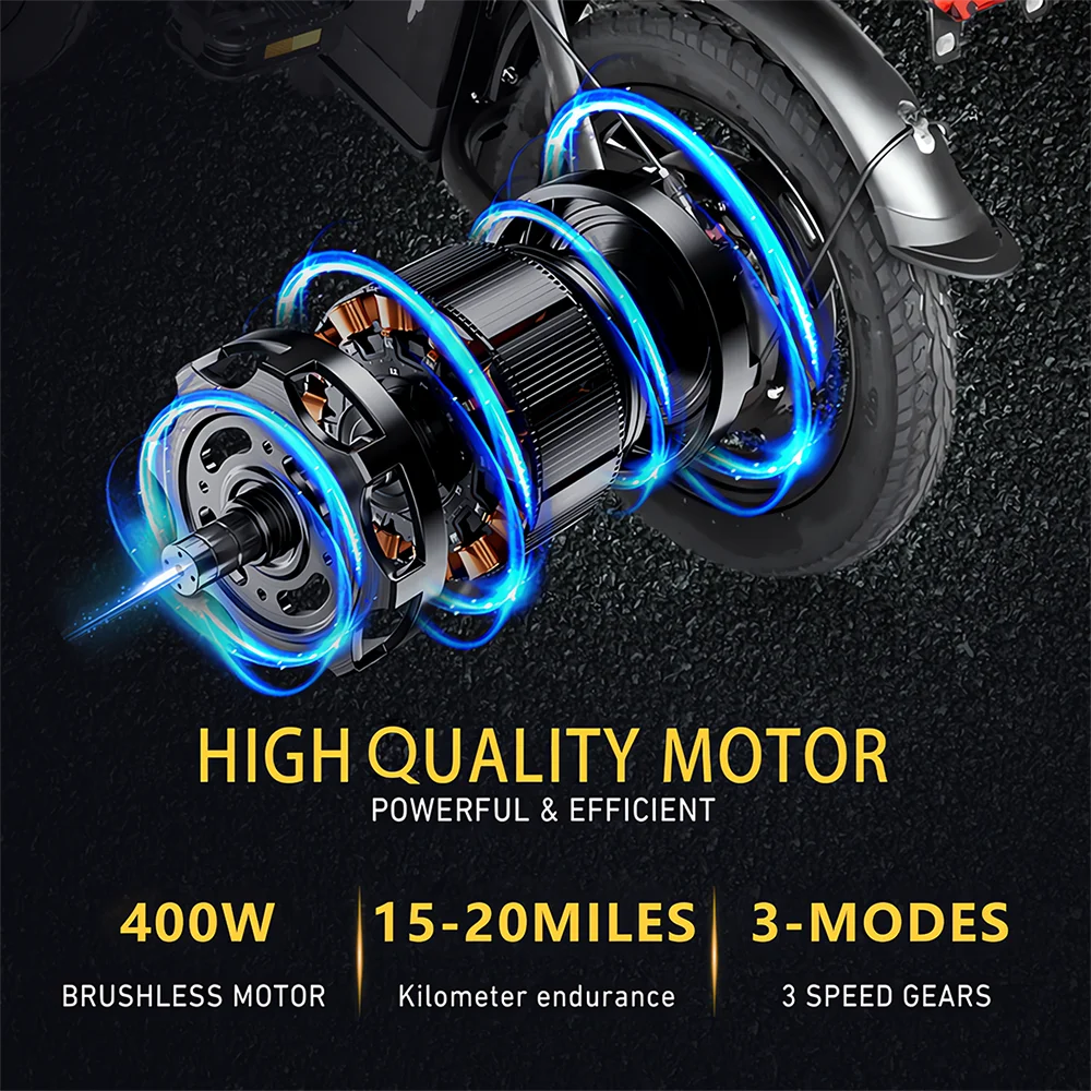 Folding Ebike 48V 15AH Electric Bike For Adults 400W Max Speed 32KM/H 14 Inch Tire City Electric Bicycle