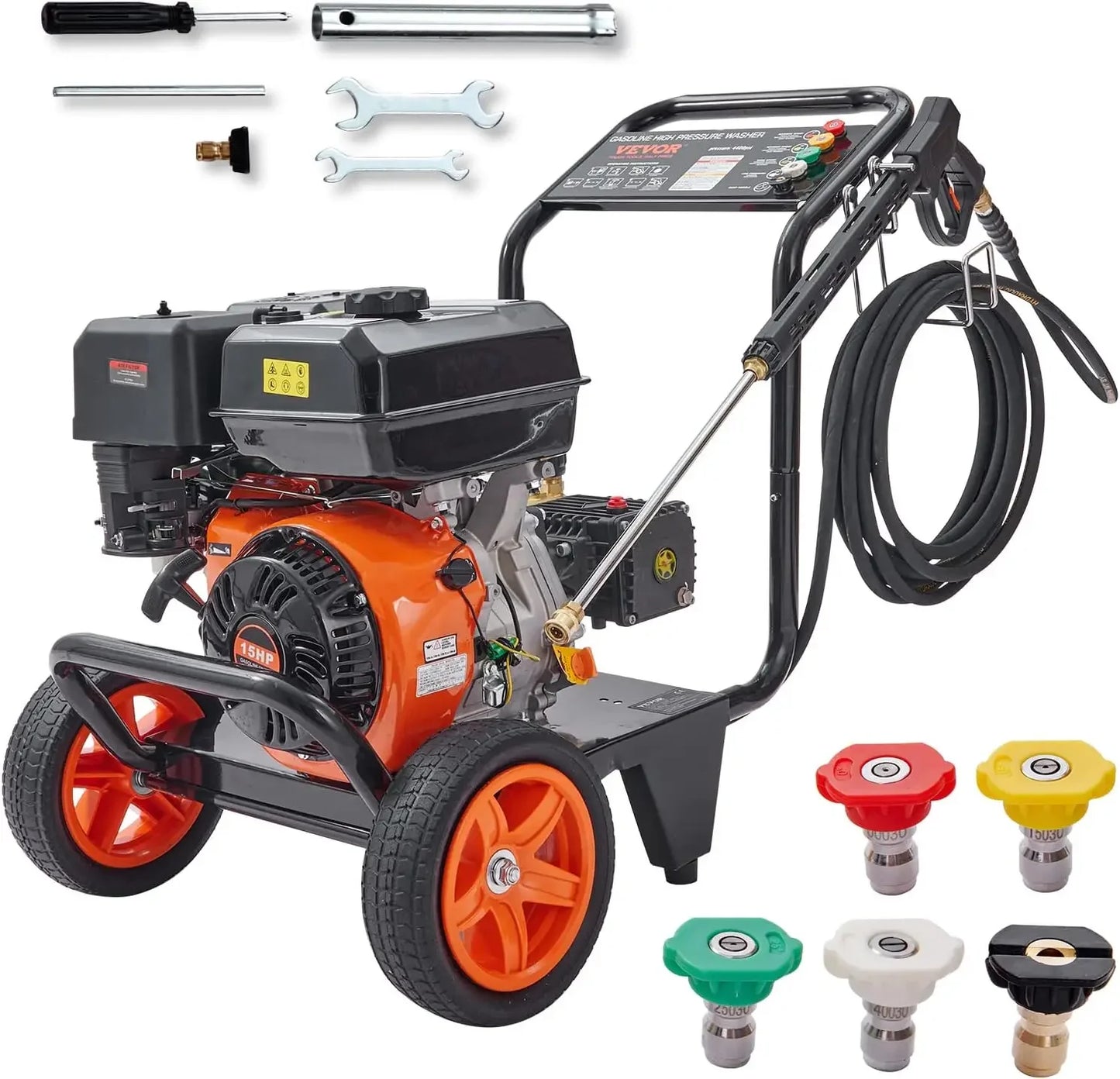Gas Powered Pressure Washer 4400 PSI 4.0 GPM With Spray Gun