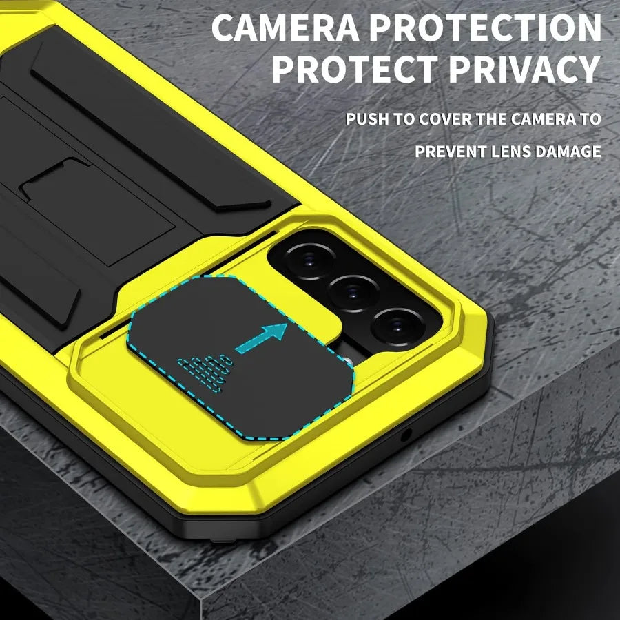 For Samsung S22 Plus S22Ultra Rugged Aluminum Metal Case