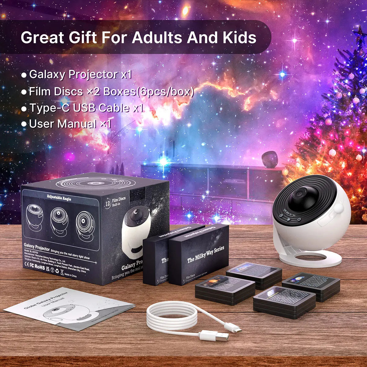 13 in 1 Star Projector for Bedroom and Night Light Use