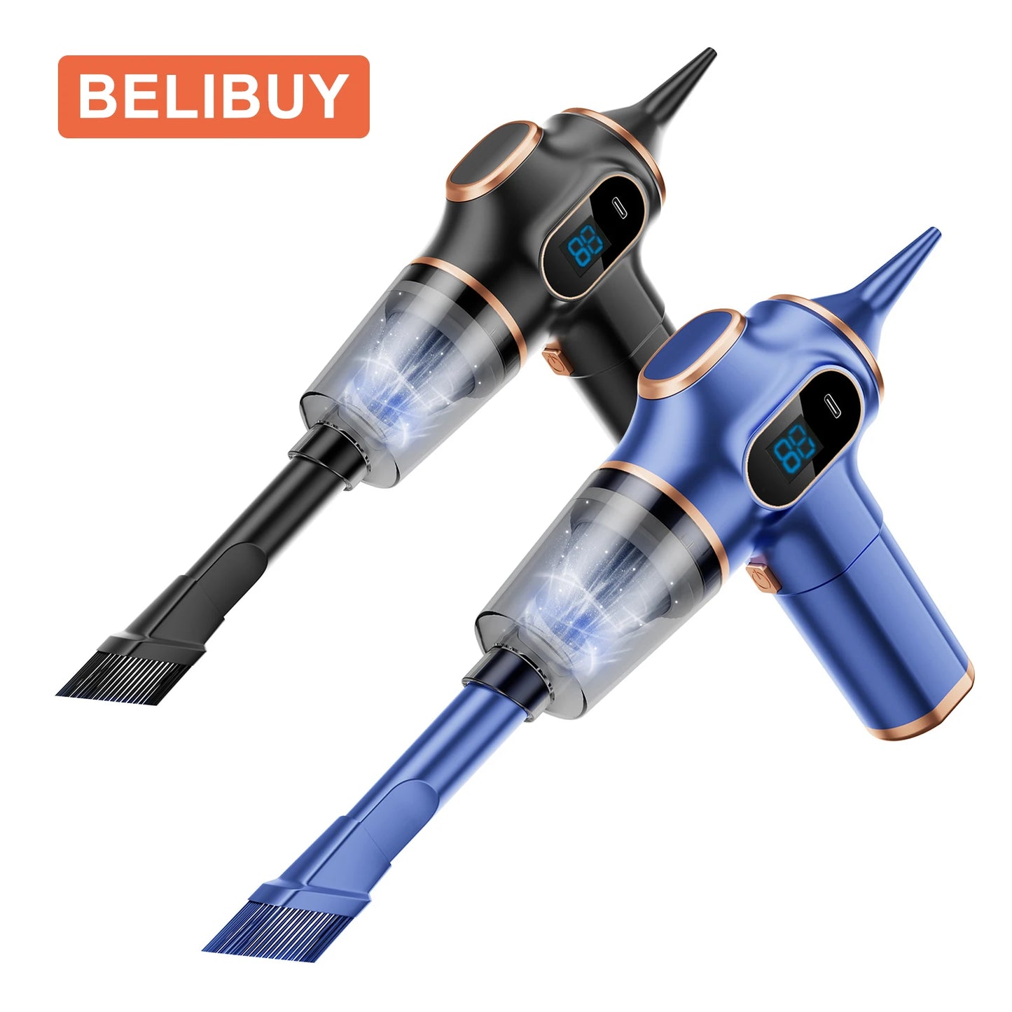 BELIBUY Wireless Car Vacuum Cleaner High-Power Mini Carpet Cleaner