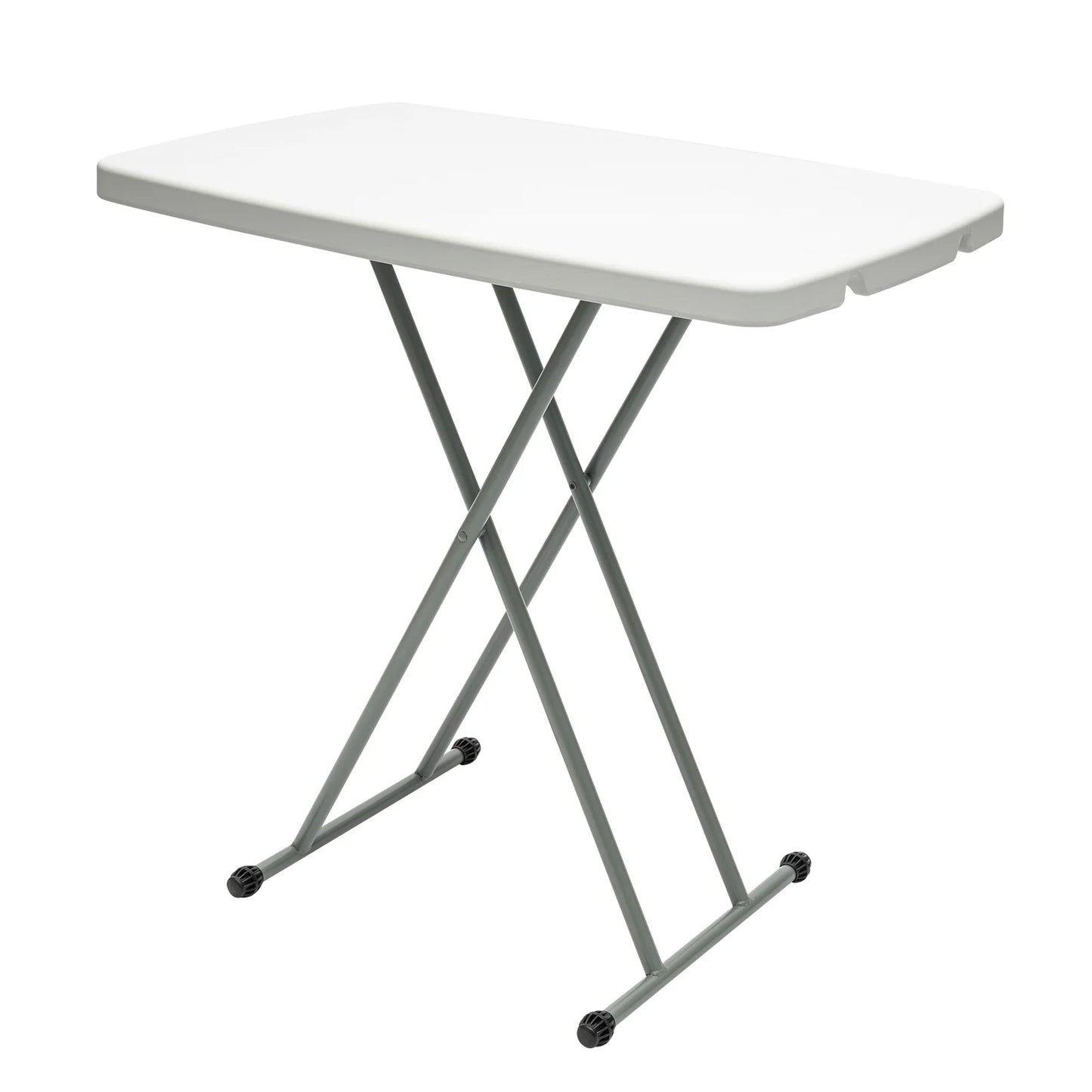 Folding Adjustable Height Table 30x20 Top Laptop Writing Art Crafts Tv Dinner US