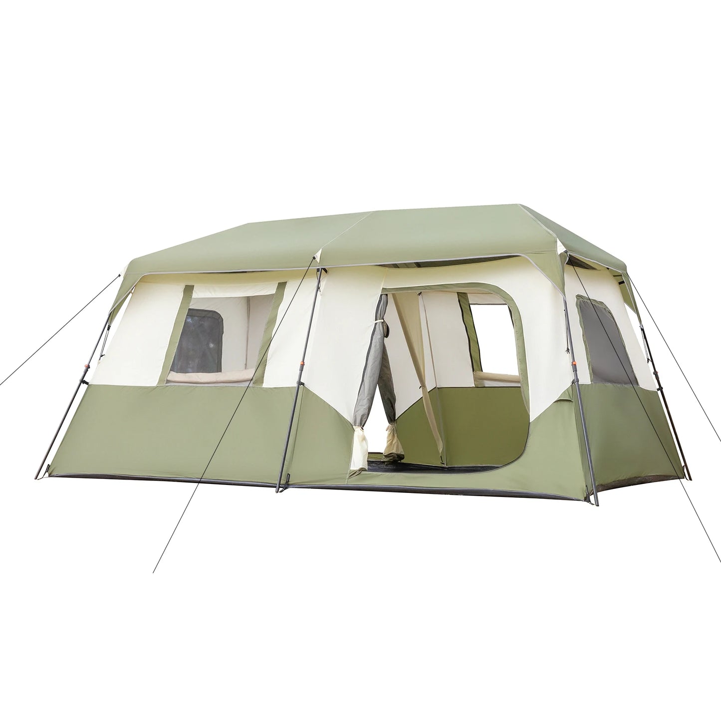 8 Person Camping Tent Rainfly Windproof With Carry Bag