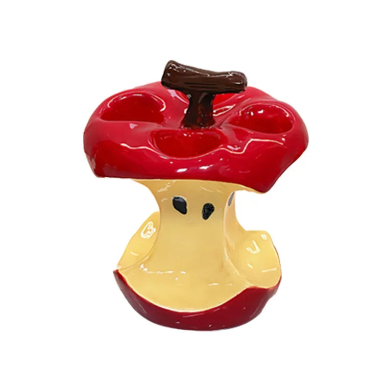 Apple Toothbrush Holder Ceramic Rack Makeup Brush Storage