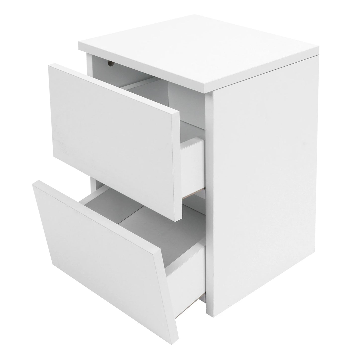 Bedside Table with 2 Drawers Modern Night Stand Table