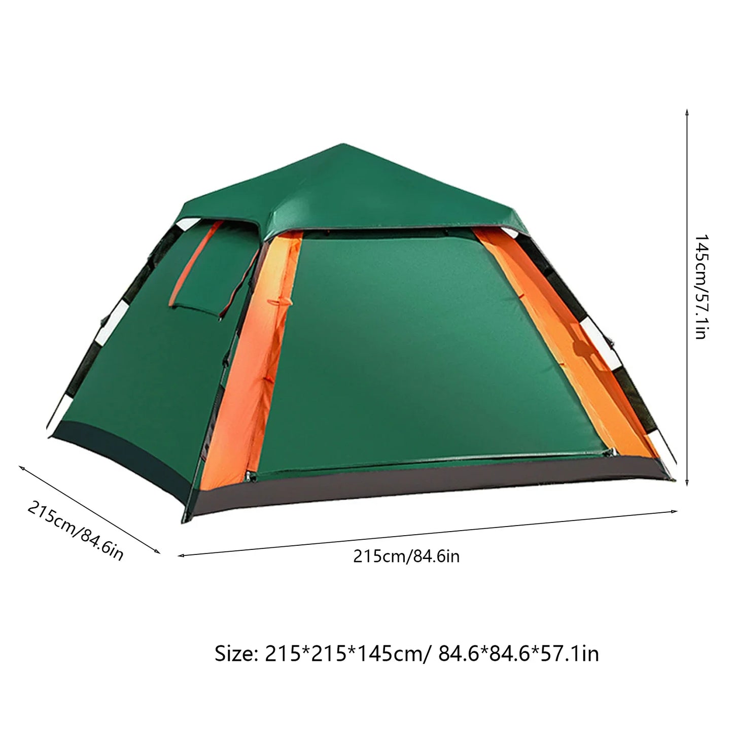 Outdoor Quick Open Waterproof Camping Tent 3 to 4 Person