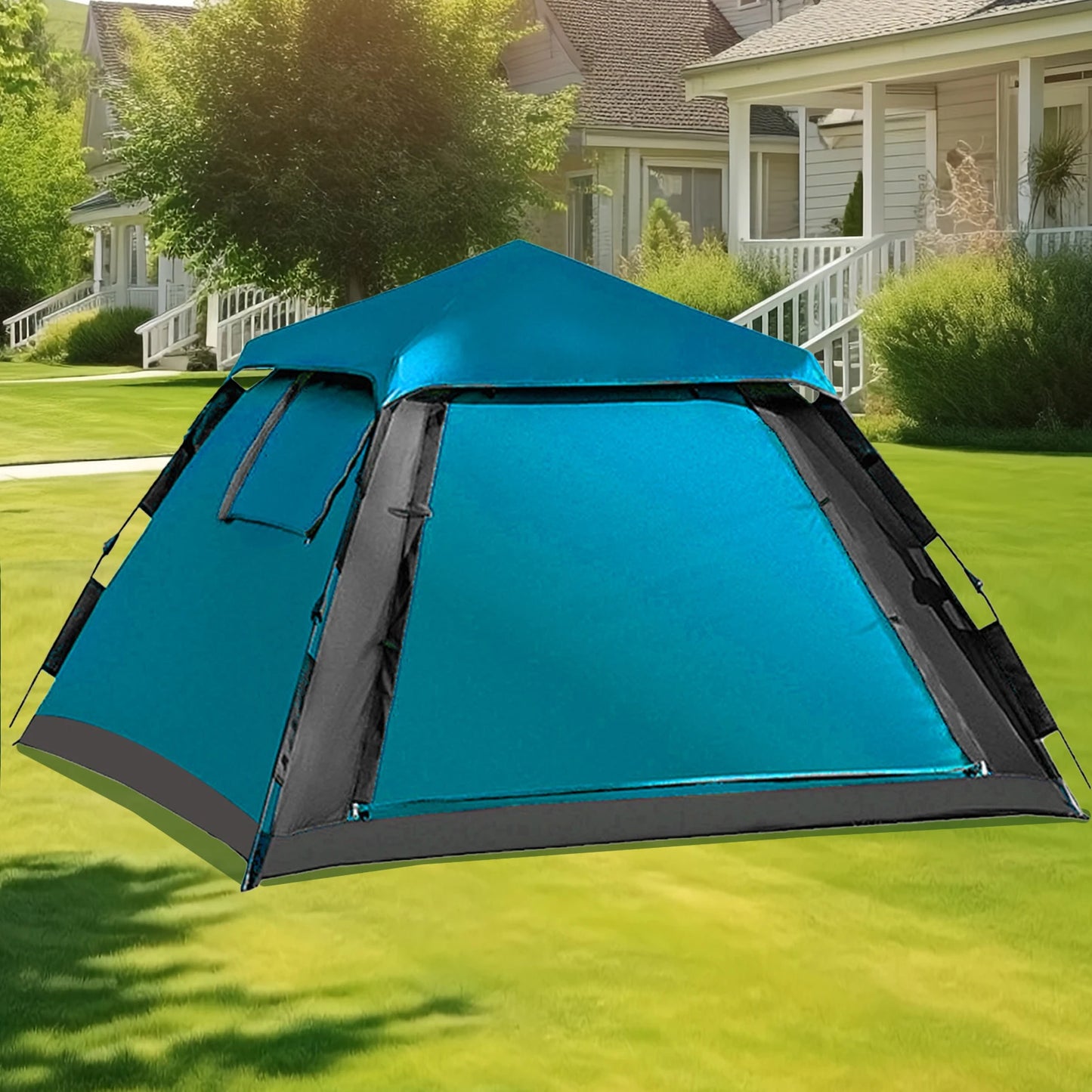 Outdoor Quick Open Waterproof Camping Tent 3 to 4 Person