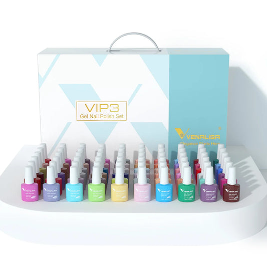 VENALISA VIP Kits 7.5ML Nail Gel Polish 62pcs Gel Set
