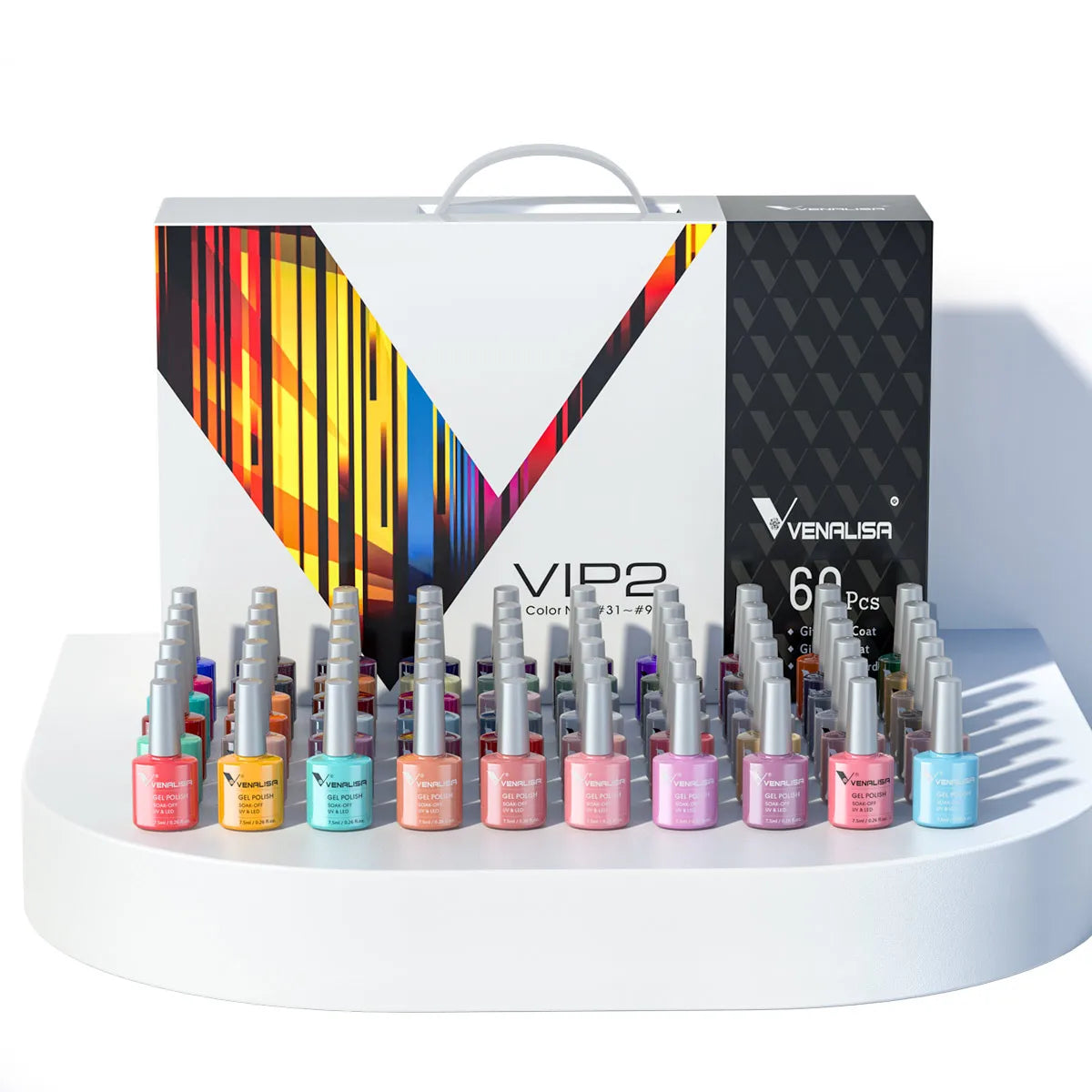 VENALISA VIP Kits 7.5ML Nail Gel Polish 62pcs Gel Set