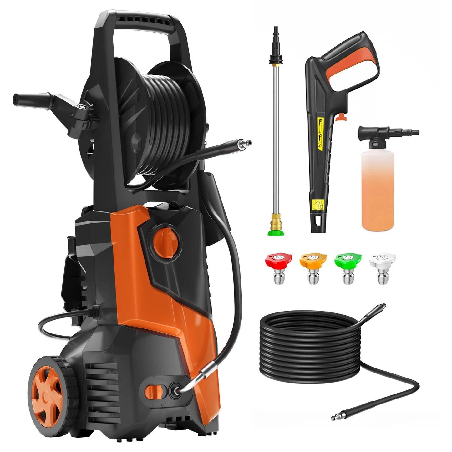 Electric Pressure Washer 5000 PSI Max 3.5 GPM 20Ft Hose