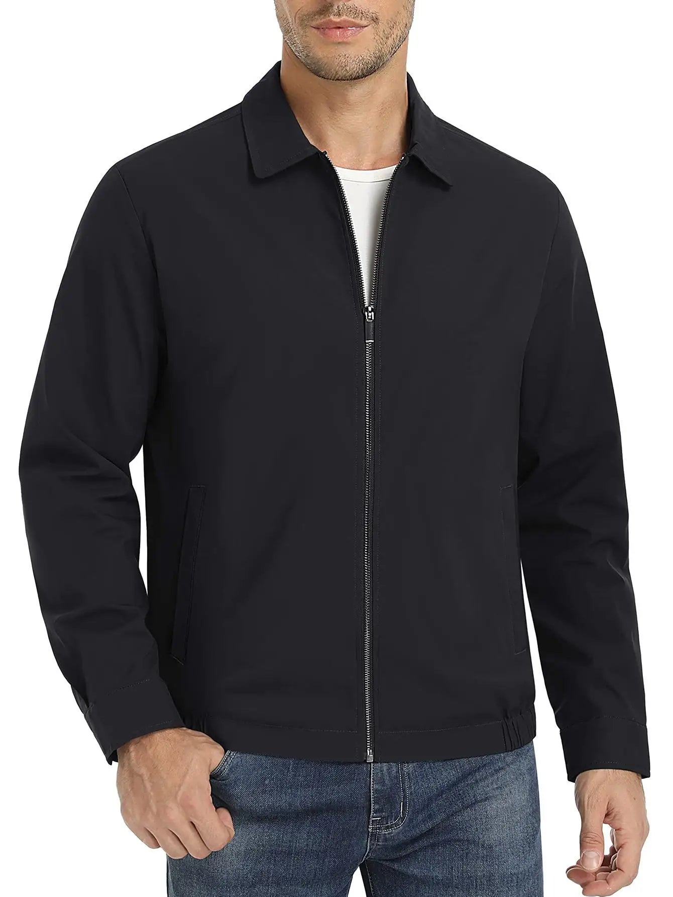 Men's Lightweight Jacket - Windproof and Waterproof for Outdoors