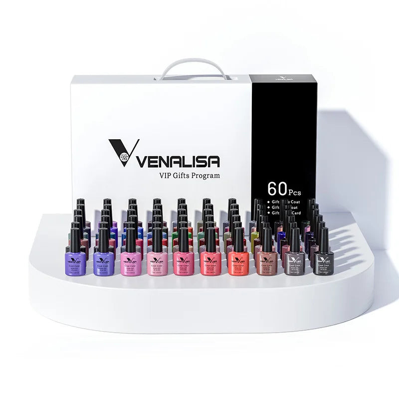 VENALISA VIP Kits 7.5ML Nail Gel Polish 62pcs Gel Set