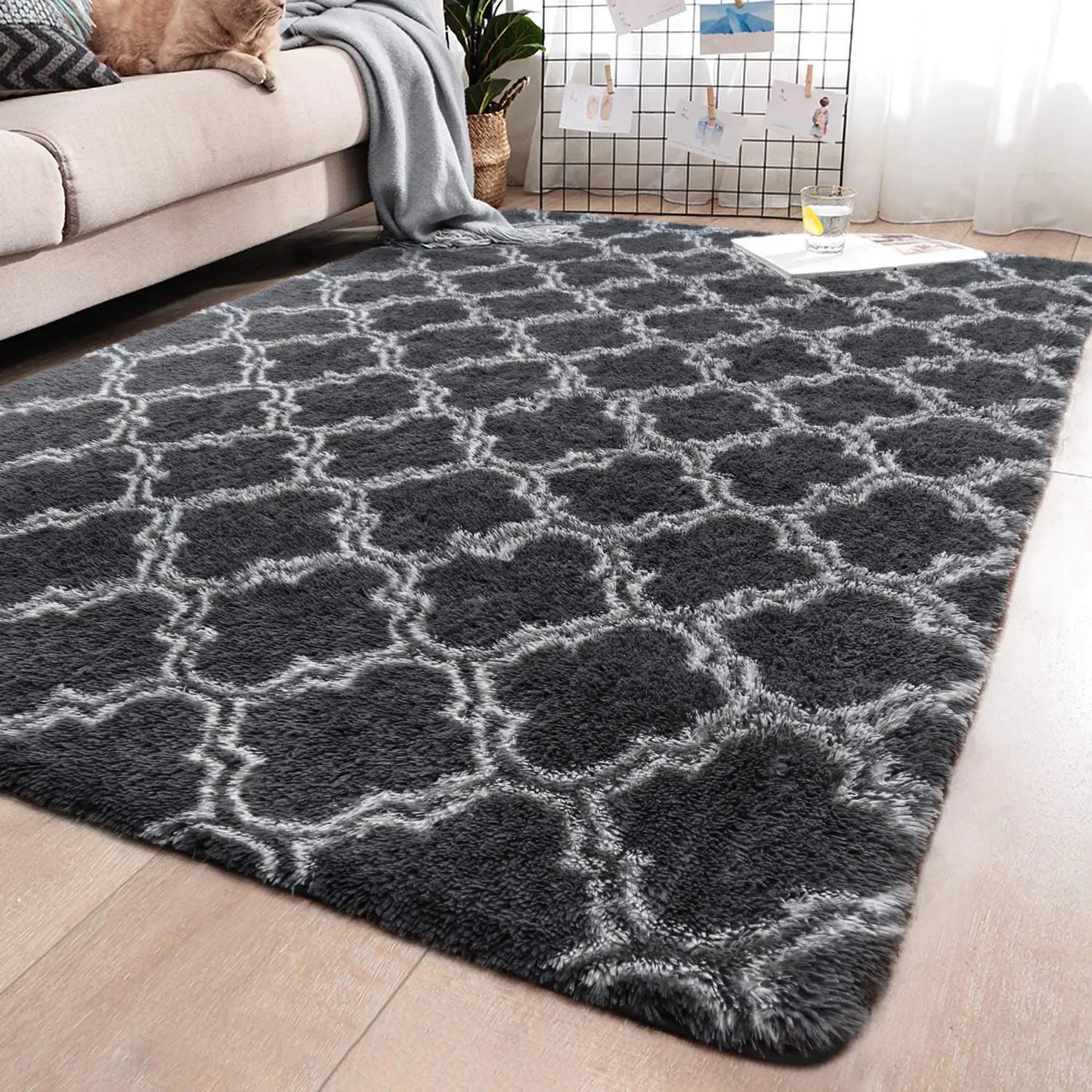 Large Shag Area Rugs Super Soft Plush Fluffy Carpet