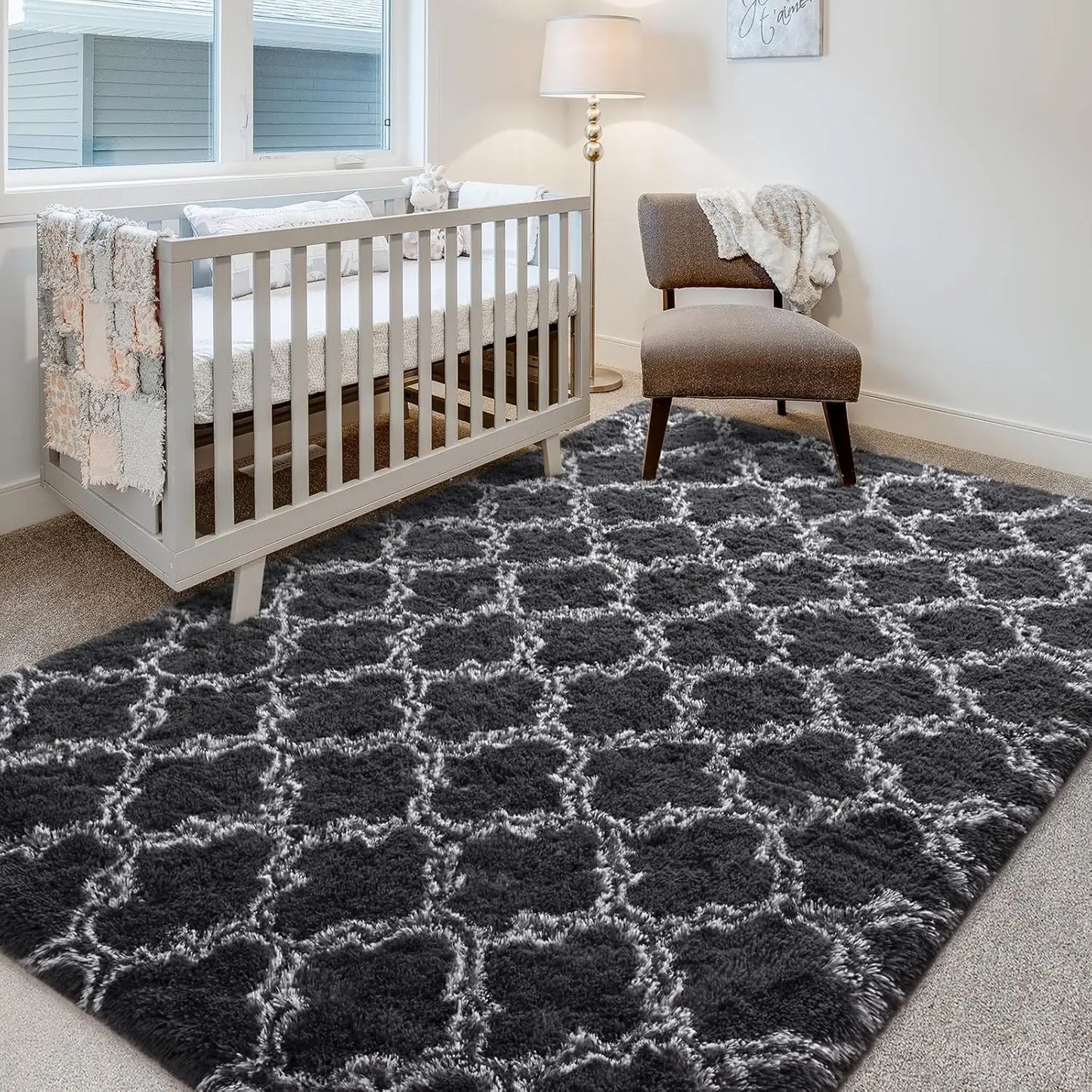 Large Shag Area Rugs Super Soft Plush Fluffy Carpet