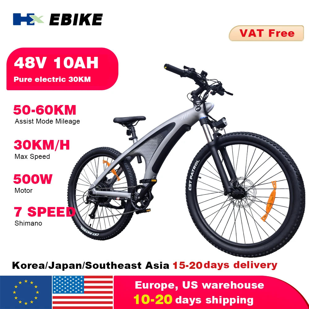 HX Q5 2000W Electric Mountain Bike 48V 20Ah 27.5 Inch