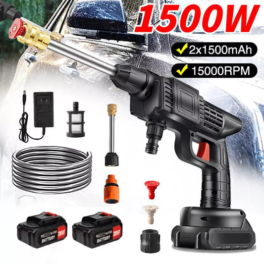 Cordless Electric High Pressure Water Spray Gun Car Washer