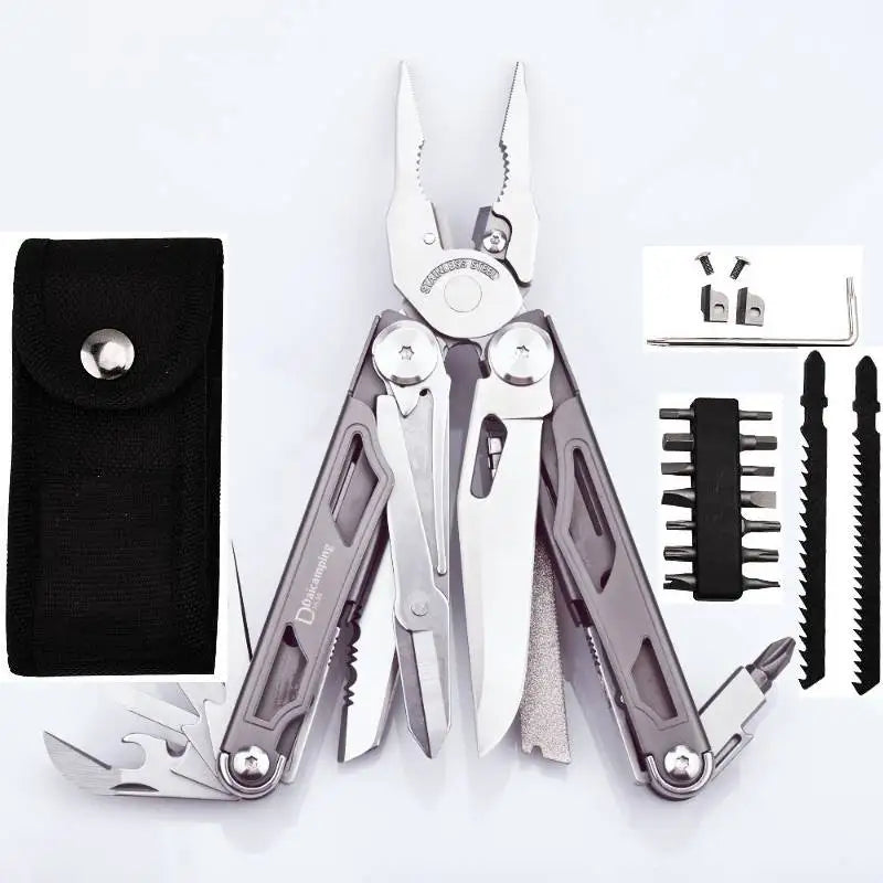 Daicamping DL30 Multitool Clamp Scissors Knives Pliers EDC