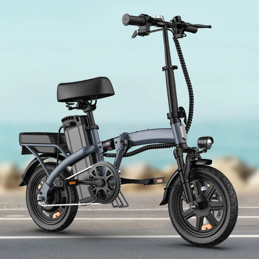 14In Foldable E Bike Peak 500W 48V Battery 40 Mile Range
