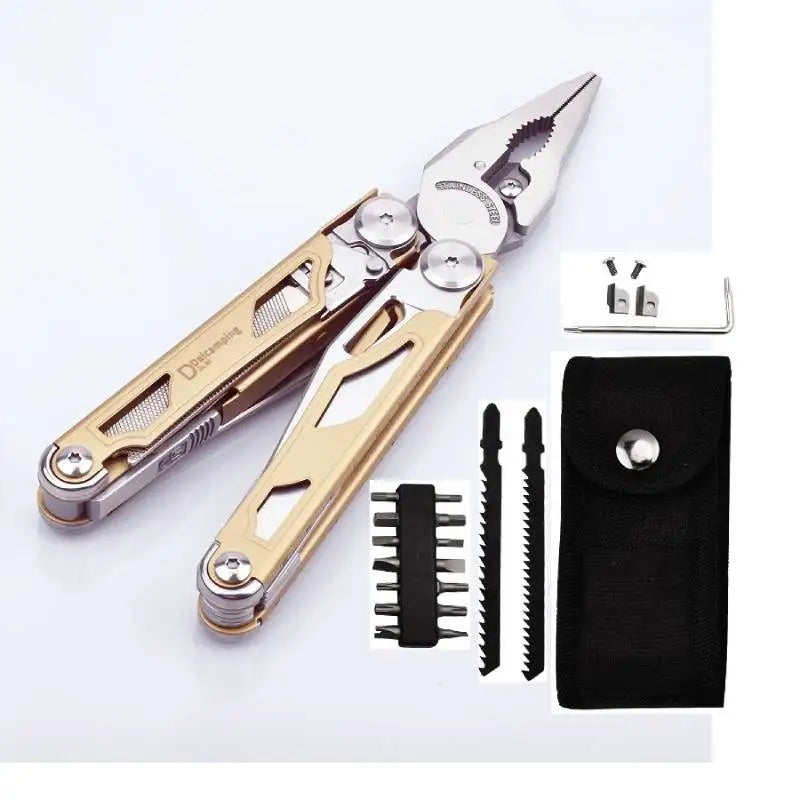 Daicamping DL30 Multitool Clamp Scissors Knives Pliers EDC